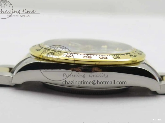 MiroTime 0520 Daytona 116520 SS YG UBF Best Edition Ice Blue MOP Crystal Markers Dial on SS YG Bracelet A Casual 2936